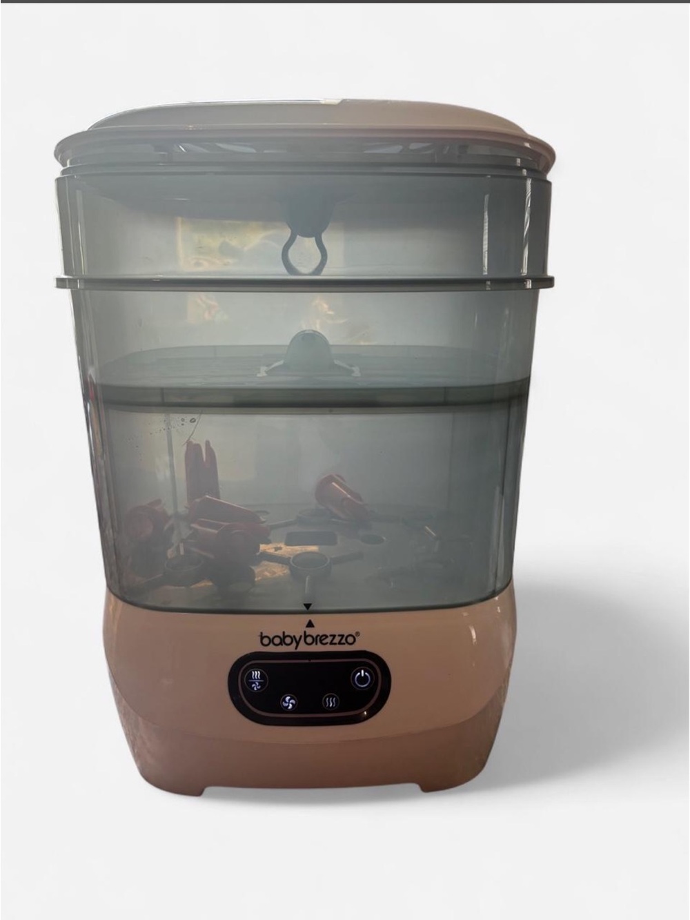 Baby Brezza Beige Bottle Sterilizer & Dryer - Compact Home Sterilizer